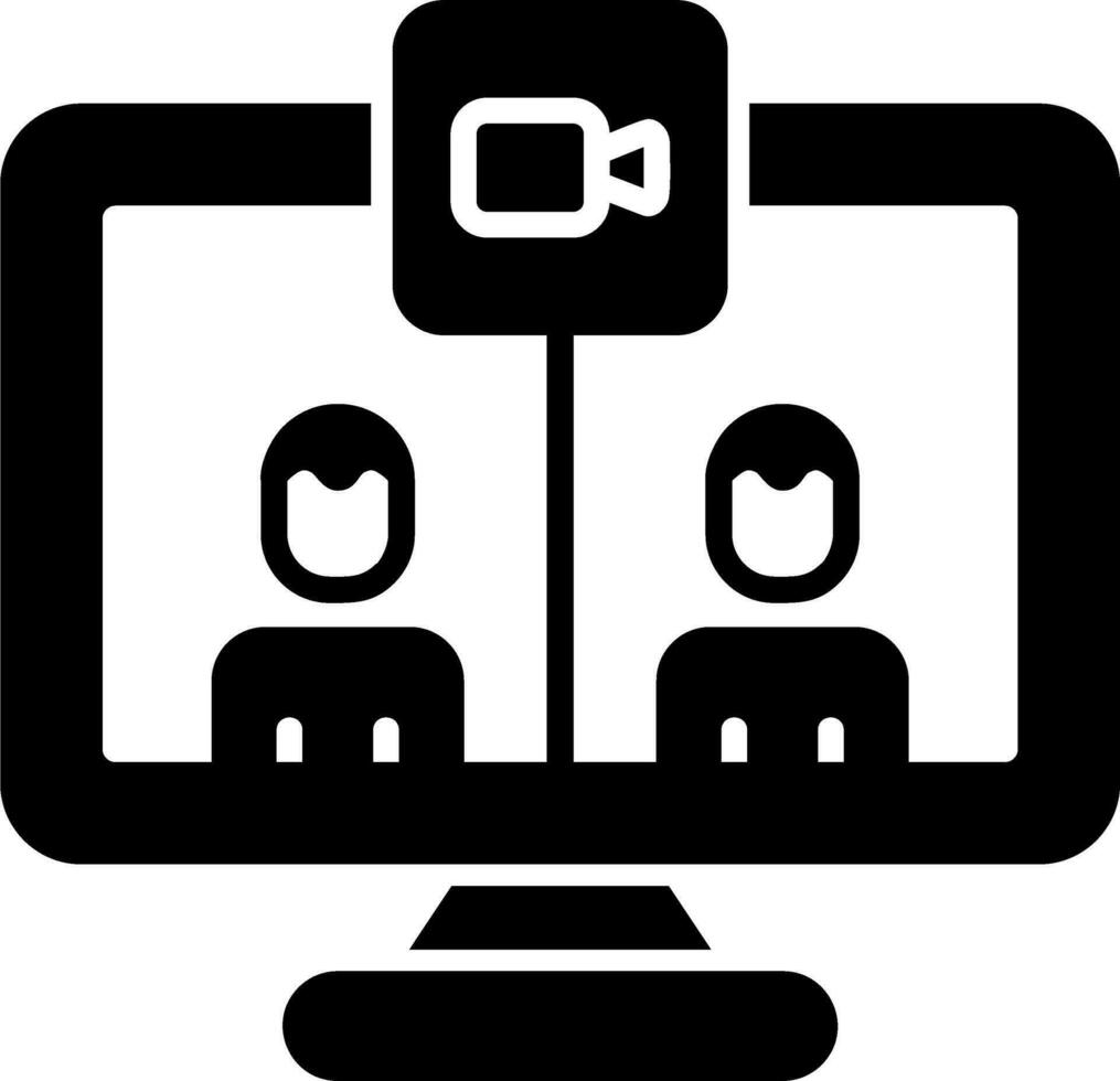 Videocall Vector Icon