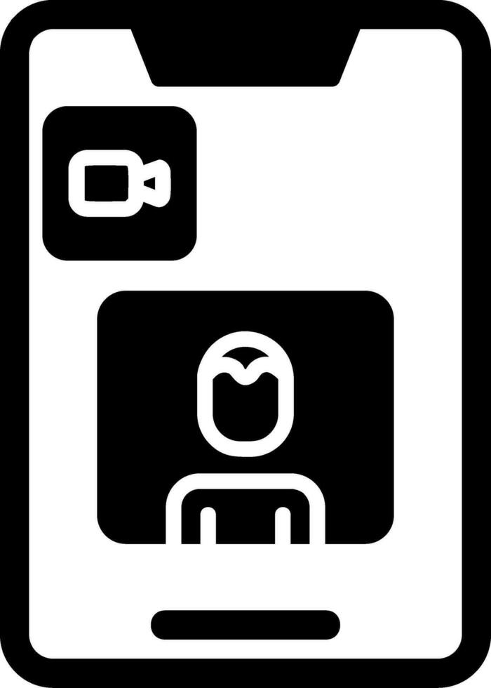 Videocall Vector Icon