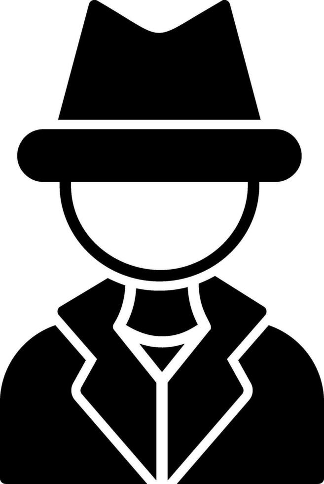 icono de vector de detective