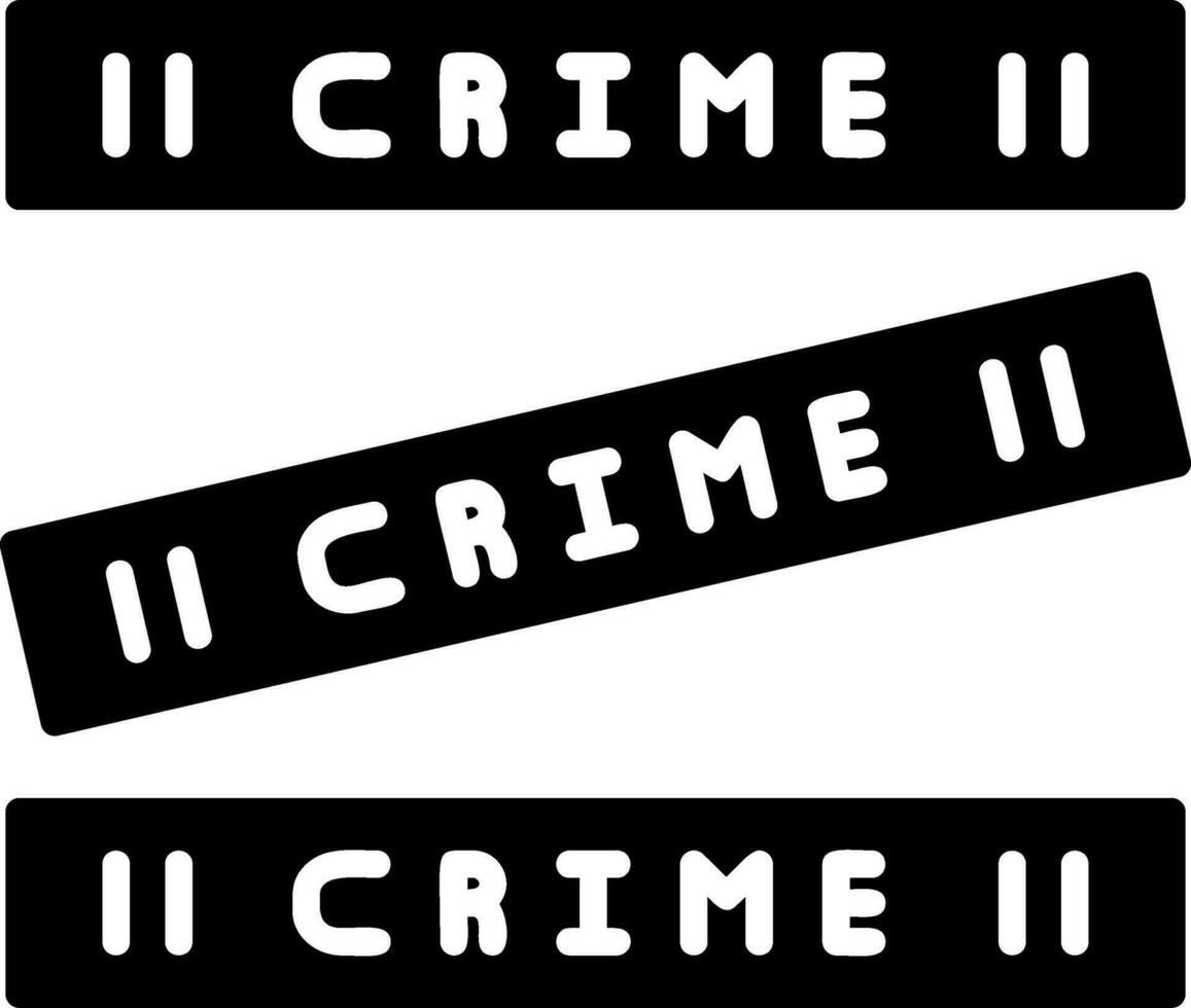 Crime Scene Vector Icon
