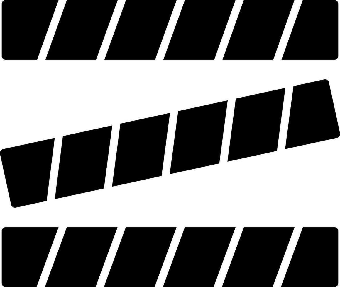 Police Line Vector Icon