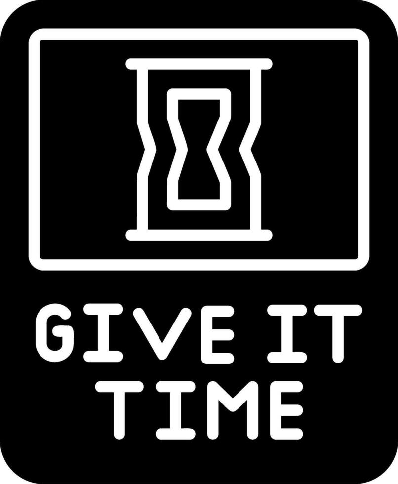 Give It Time Vector Icon