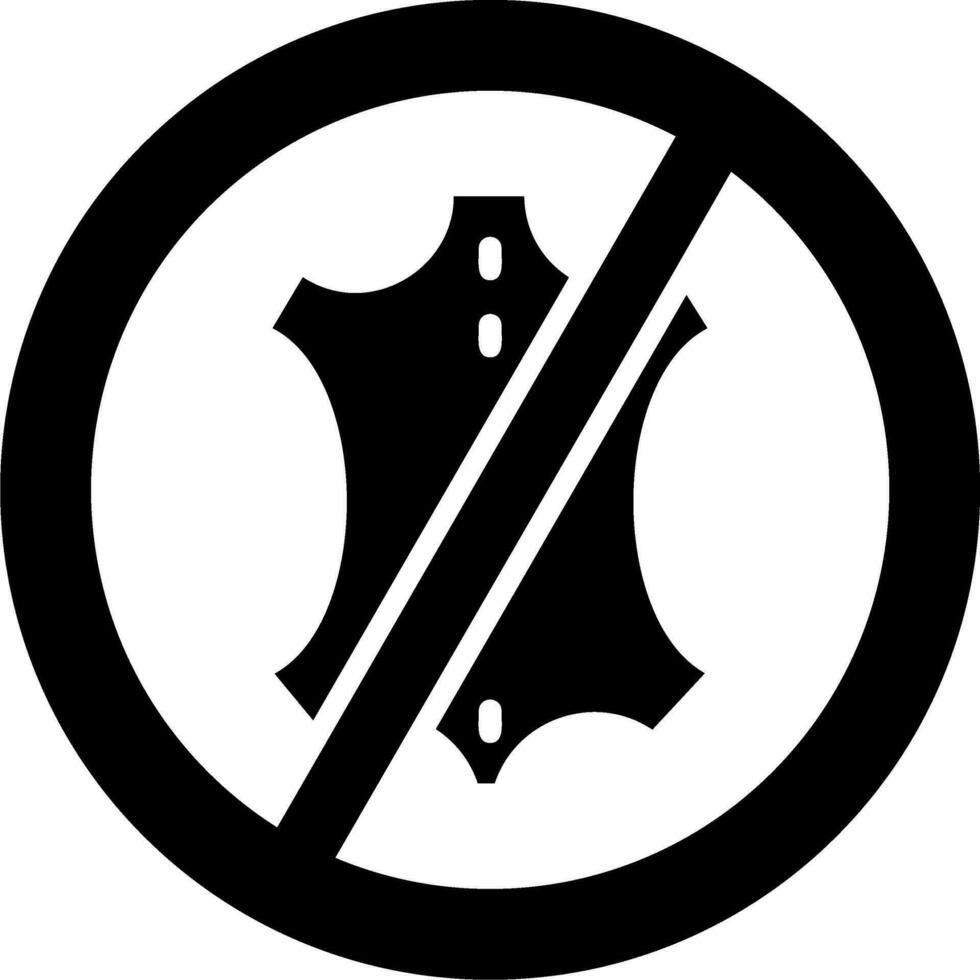 no leather Vector Icon