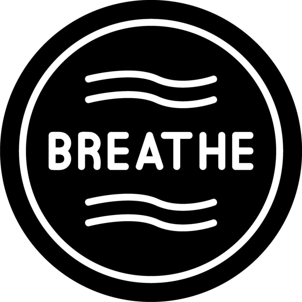Breathe Vector Icon