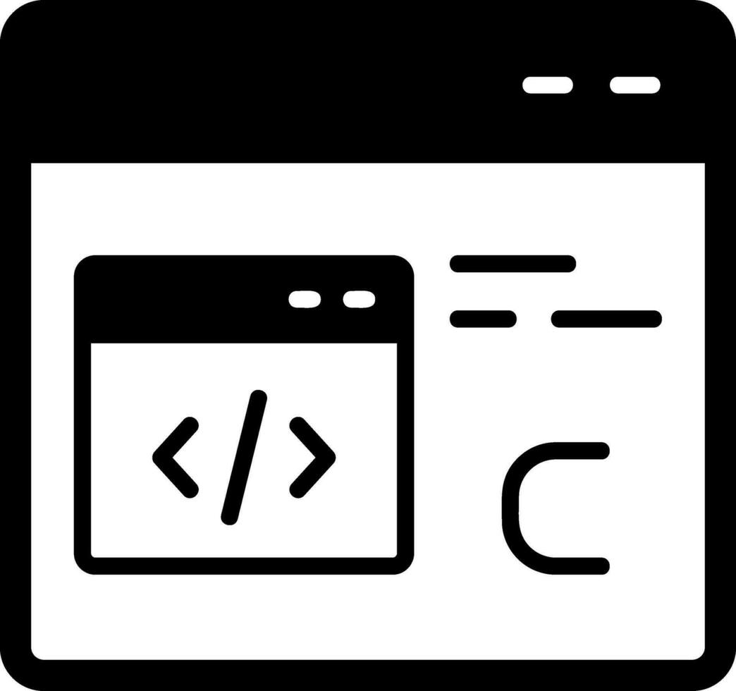 Computer Languages Vector Icon