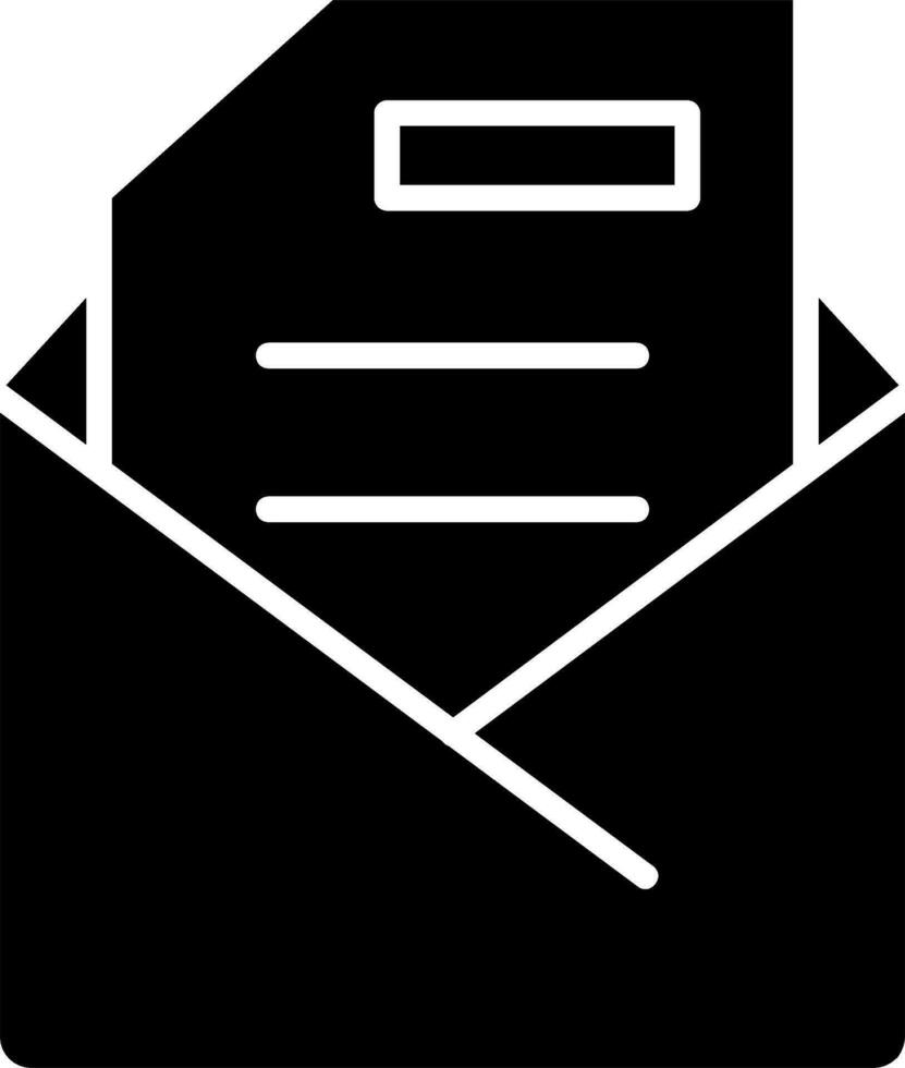 icono de vector de correo electrónico