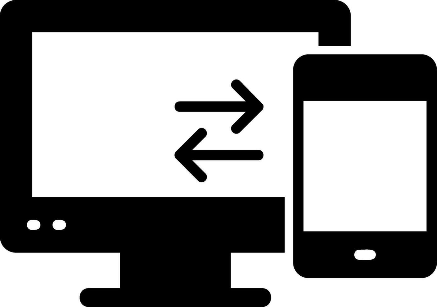 Data Transfer Vector Icon