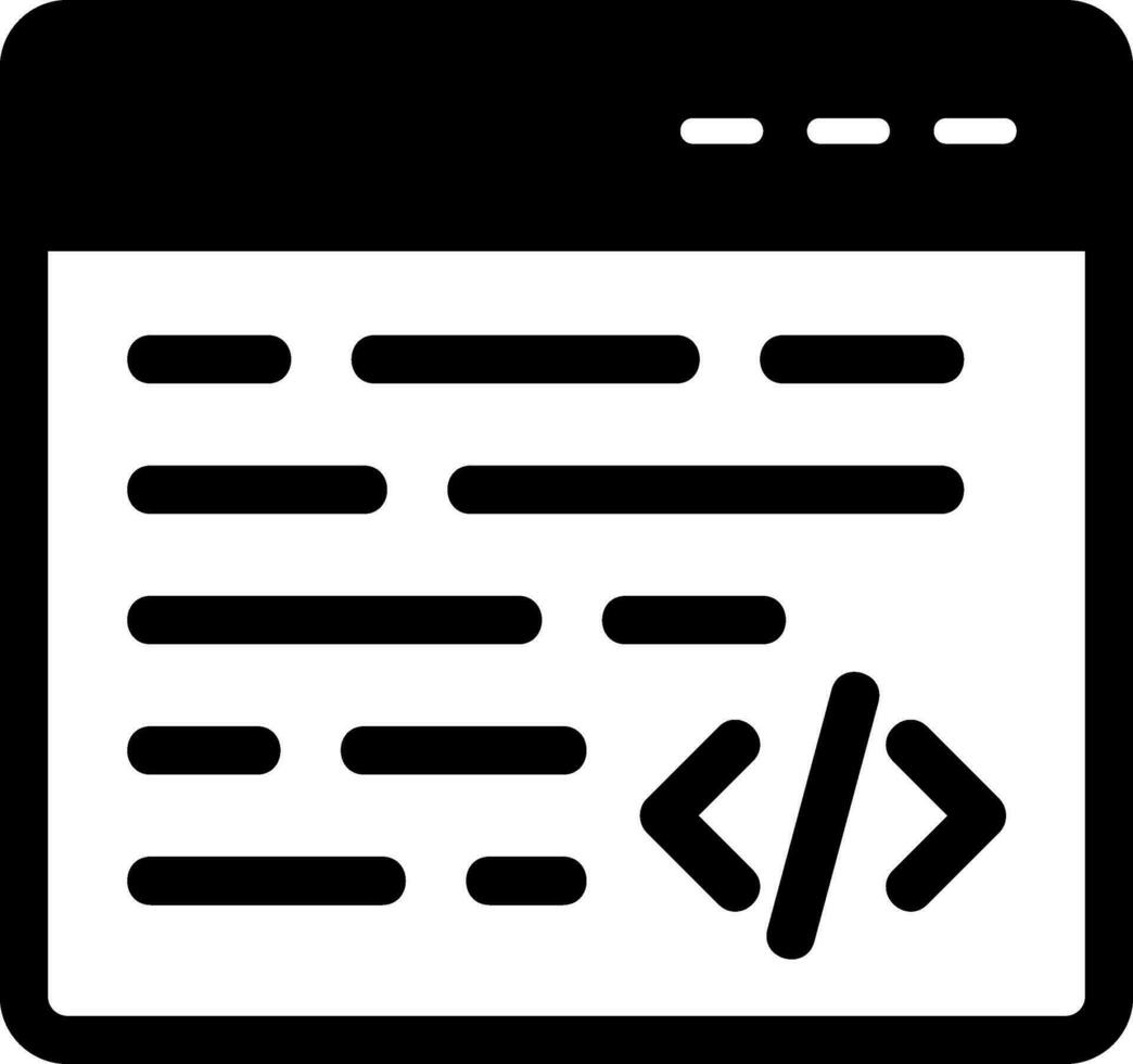 Code Vector Icon