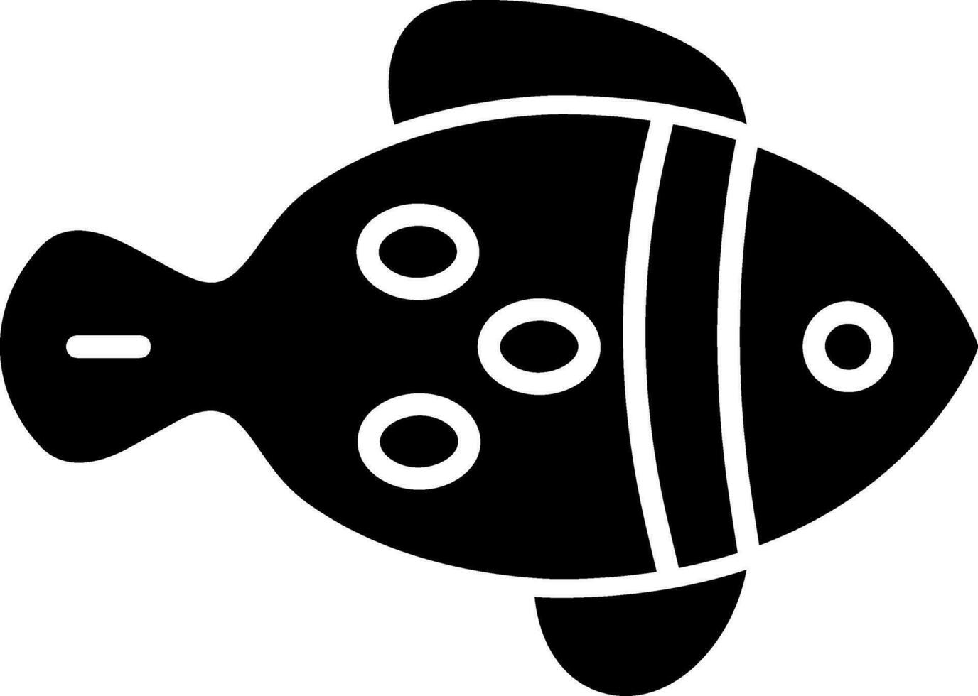 icono de vector de pescado