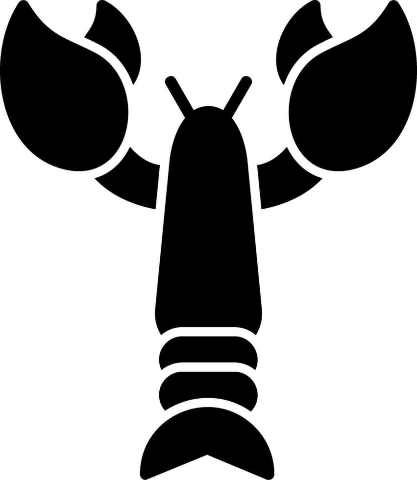 Lobster Vector Icon