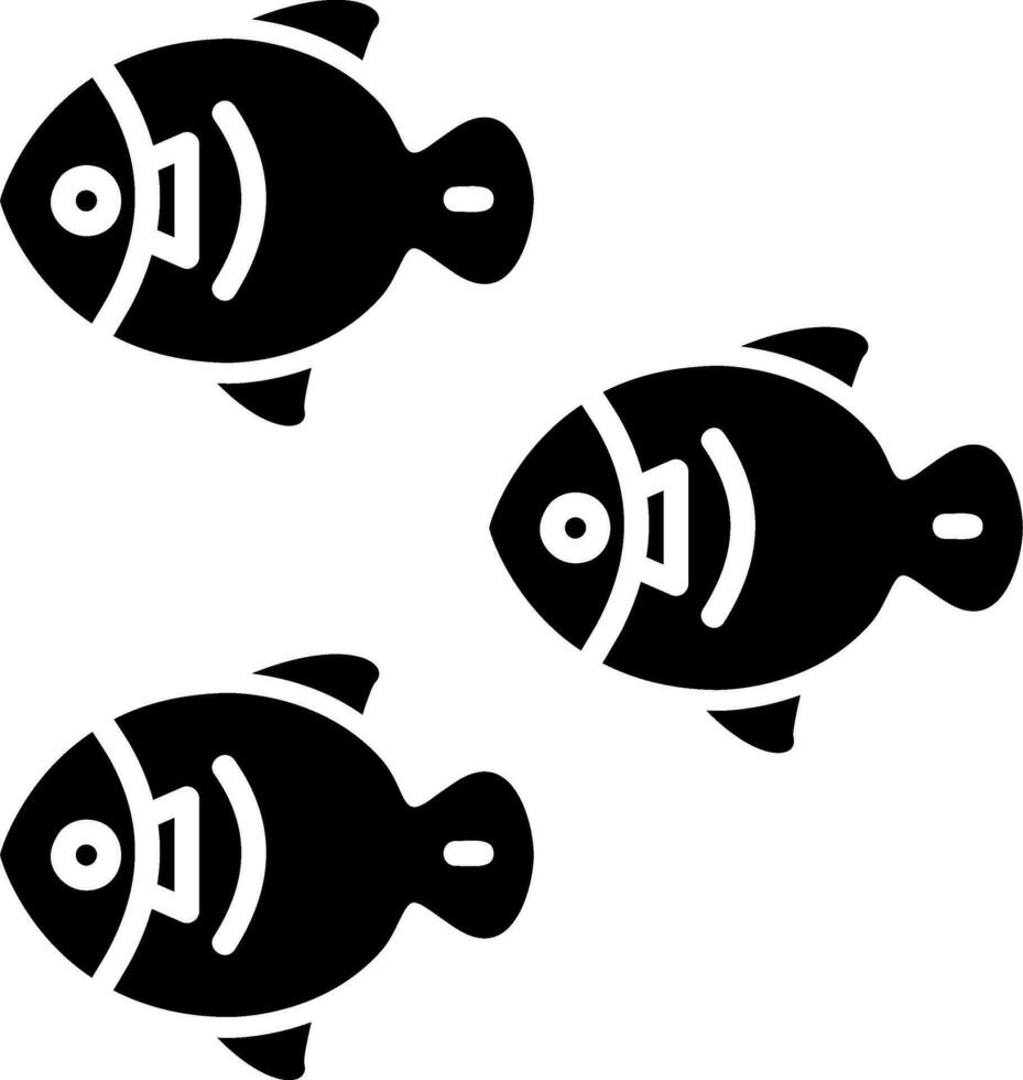 peces vector icono