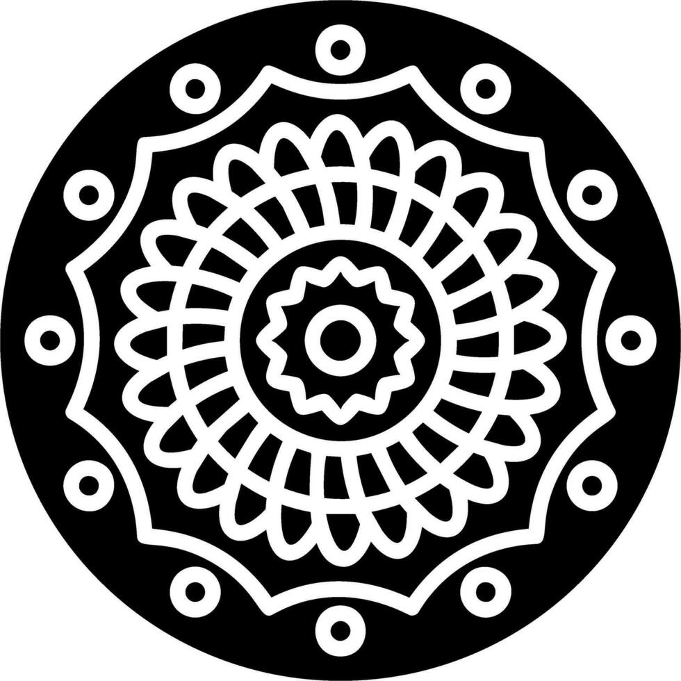 Mandala Vector Icon
