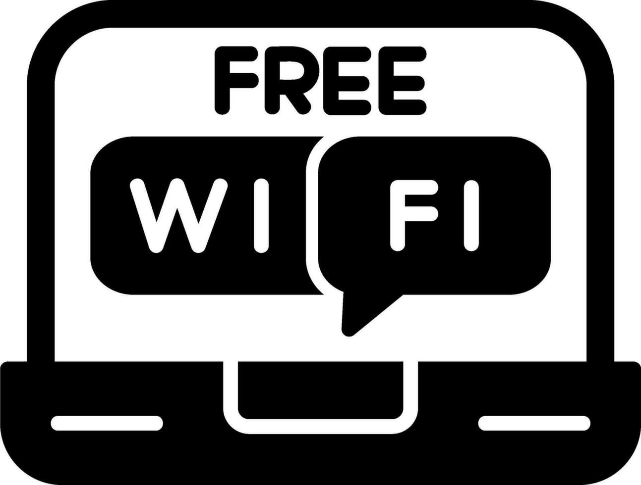 icono de vector wifi gratis