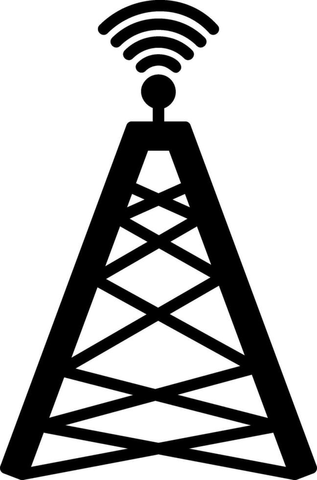 icono de vector de antena