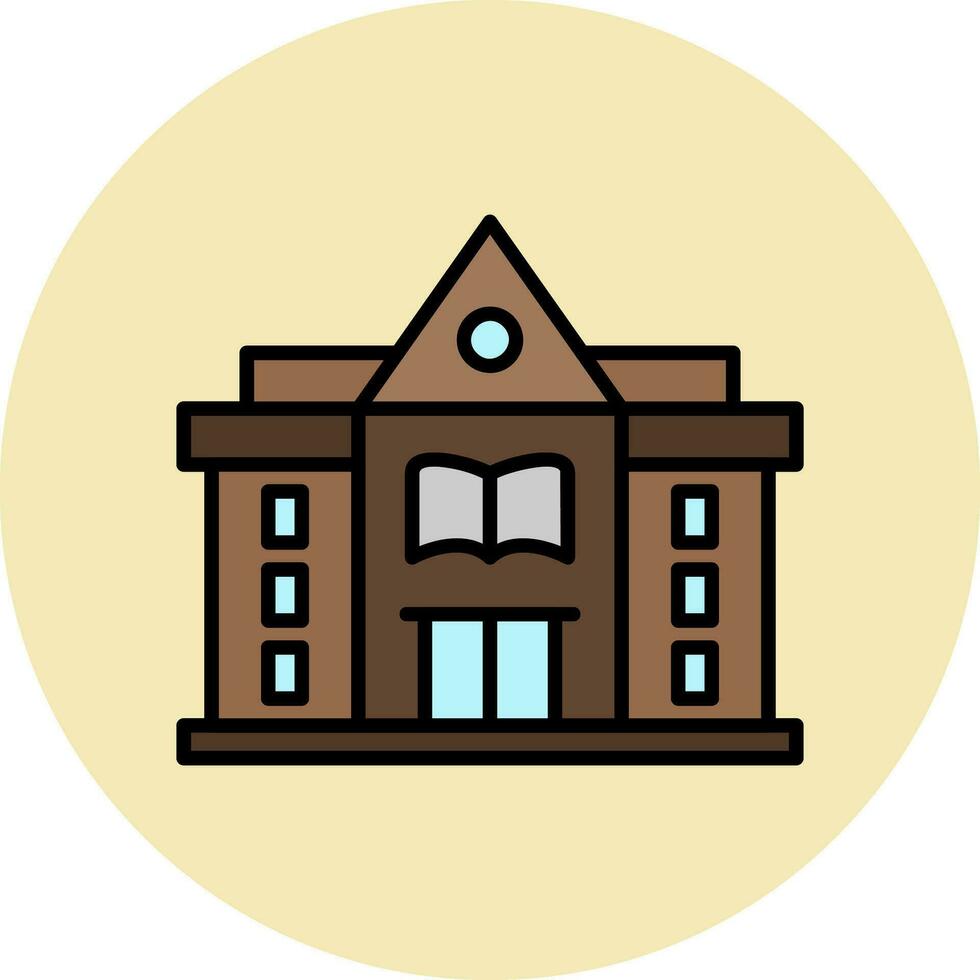 icono de vector de biblioteca