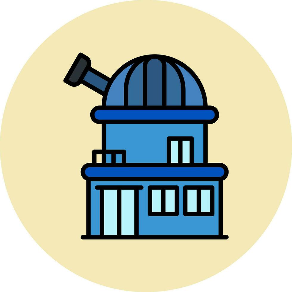 icono de vector de observatorio