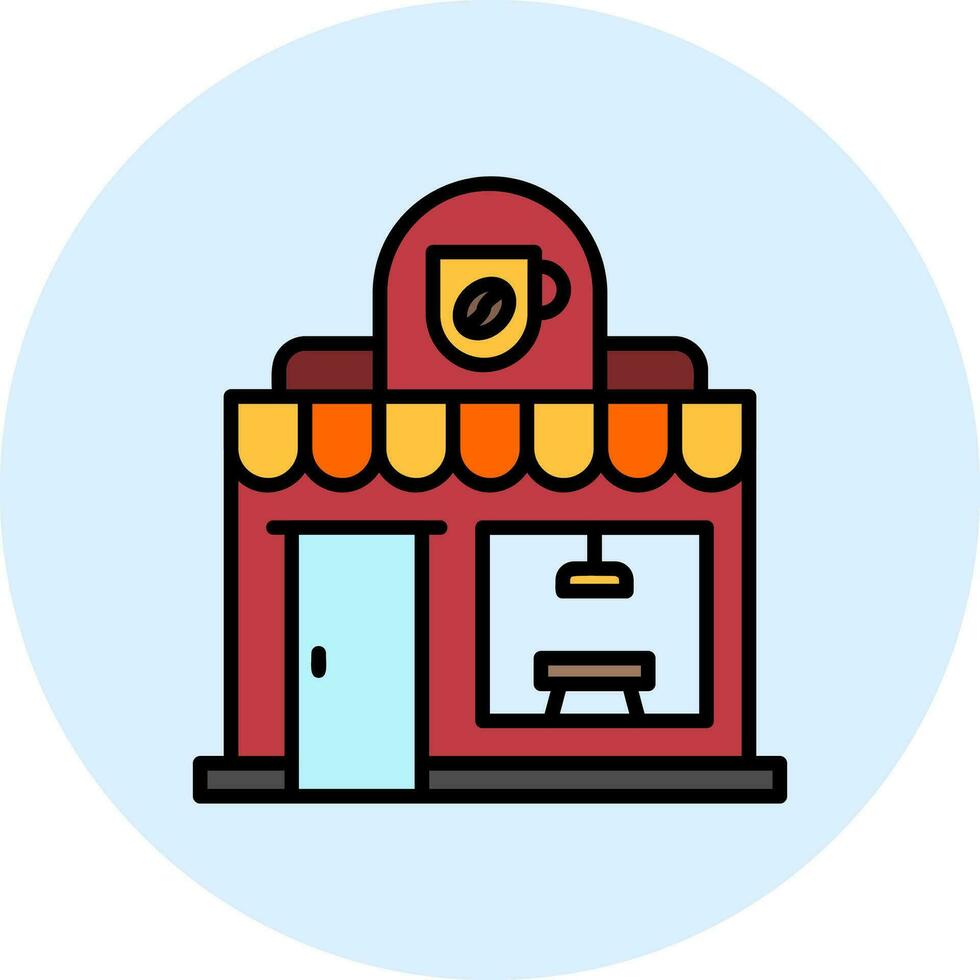 icono de vector de cafetería