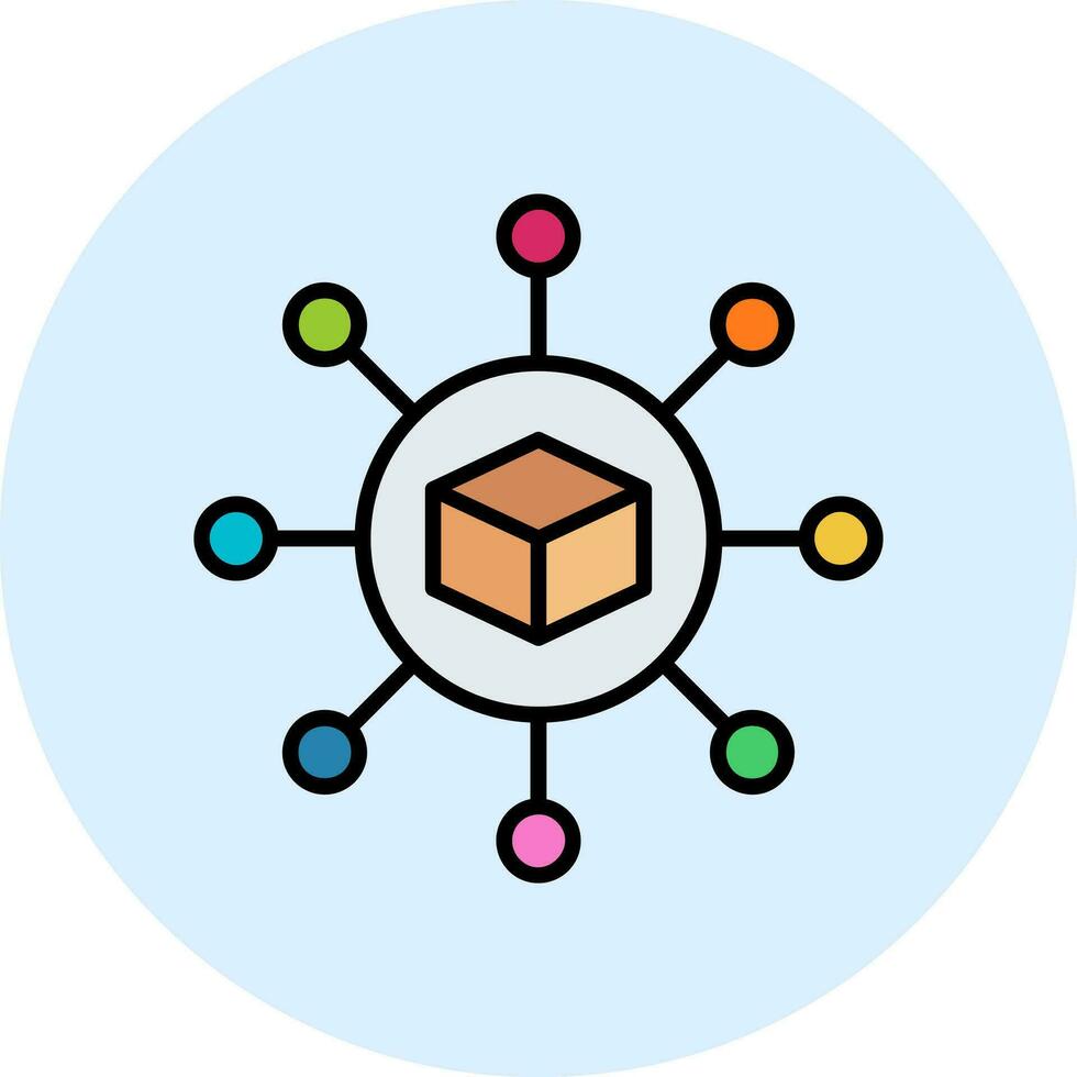 Distribution Vector Icon