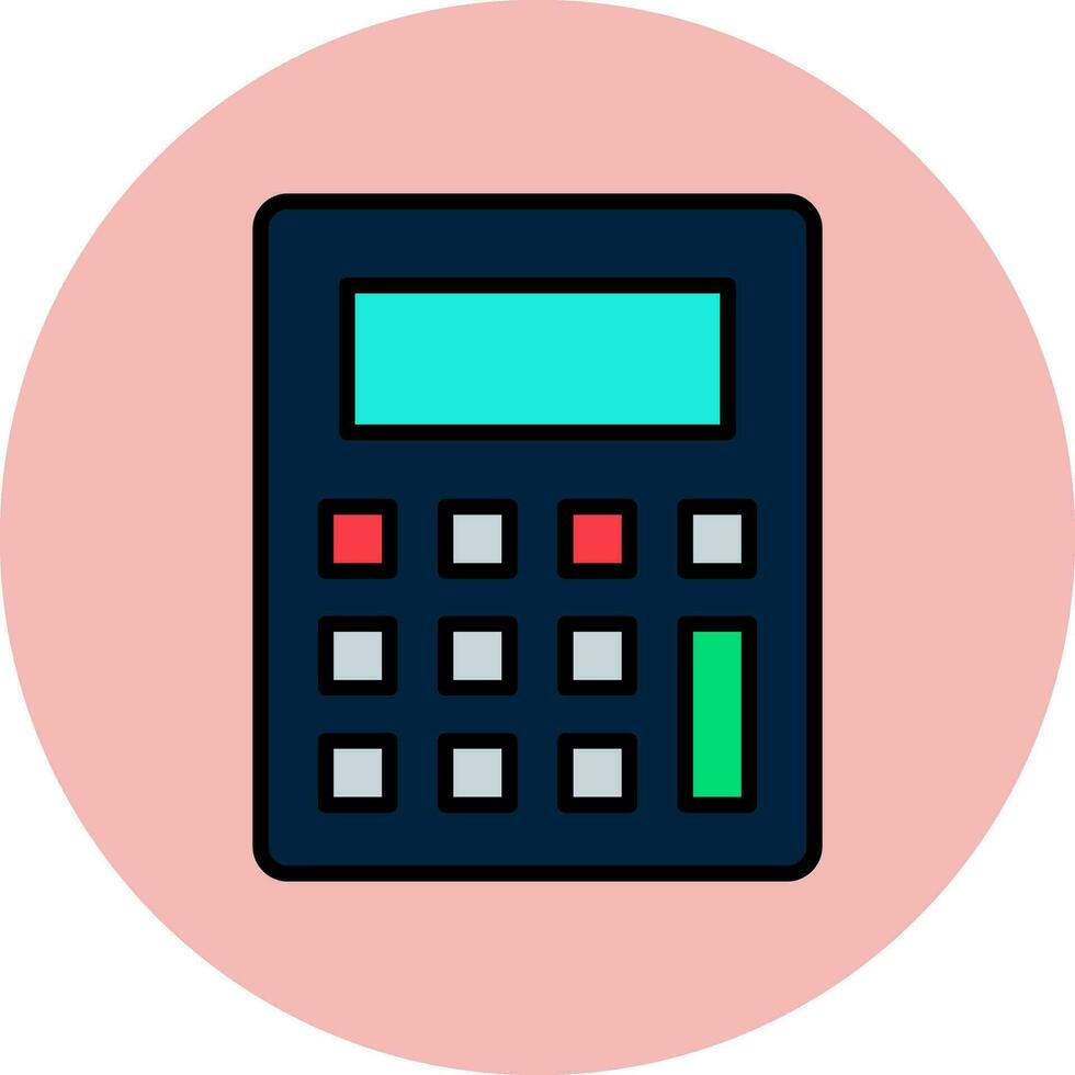 icono de vector de calculadora