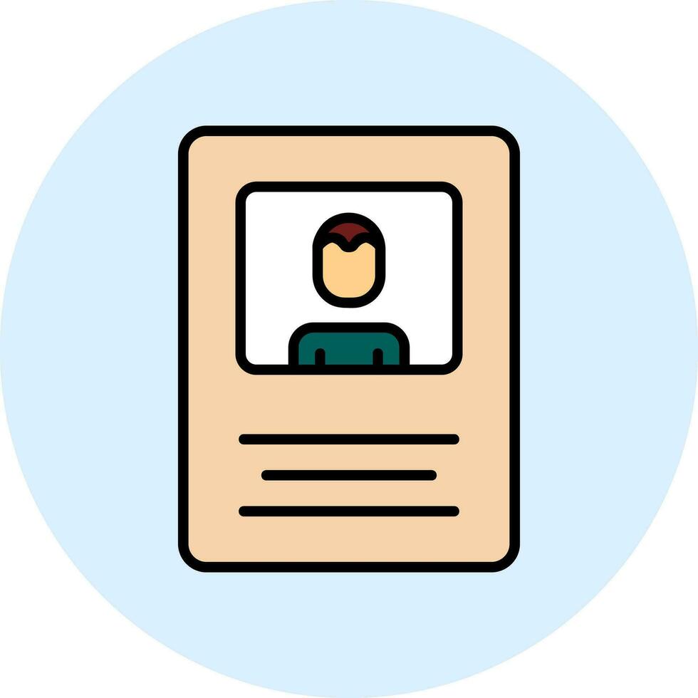 Name Tag Vector Icon
