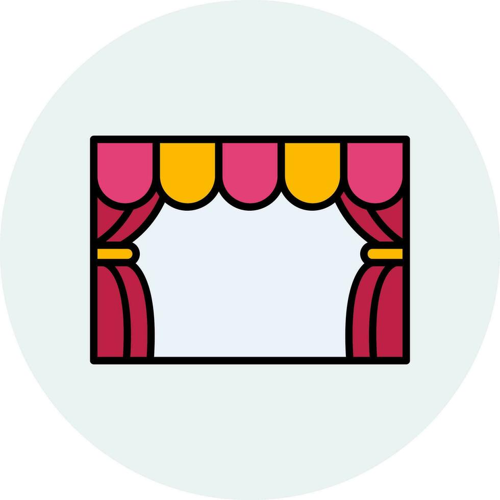 Stage Vector Icon