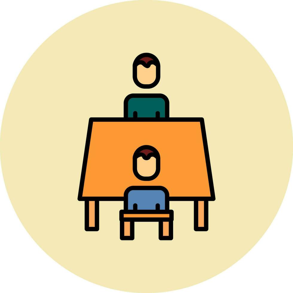 Interview Vector Icon