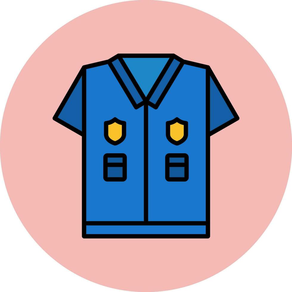 Police Uniform Vector Icon