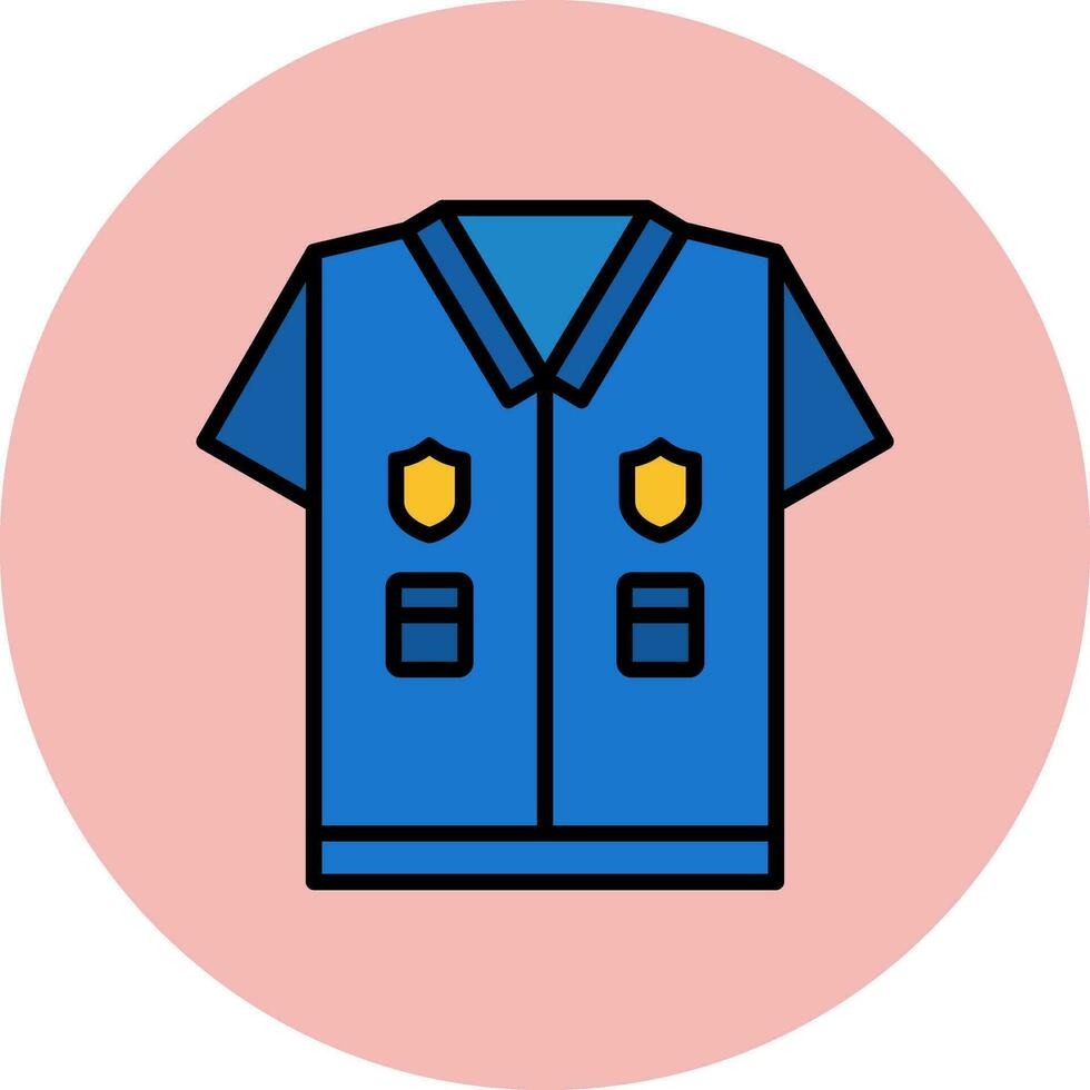 Police Uniform Vector Icon