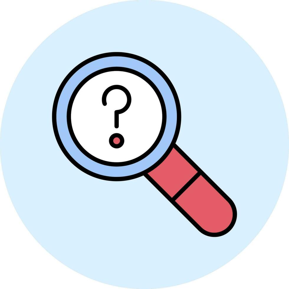 icono de vector de investigación