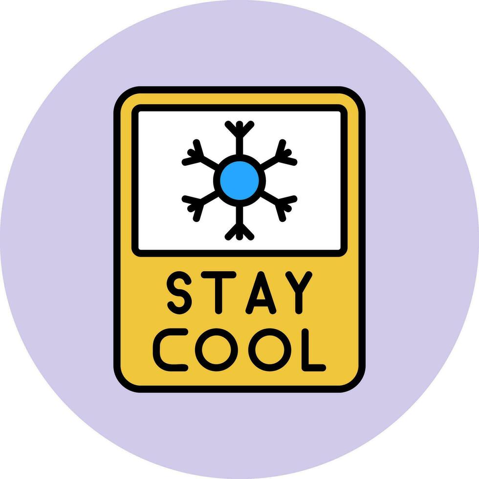 Stay Cool Vector Icon