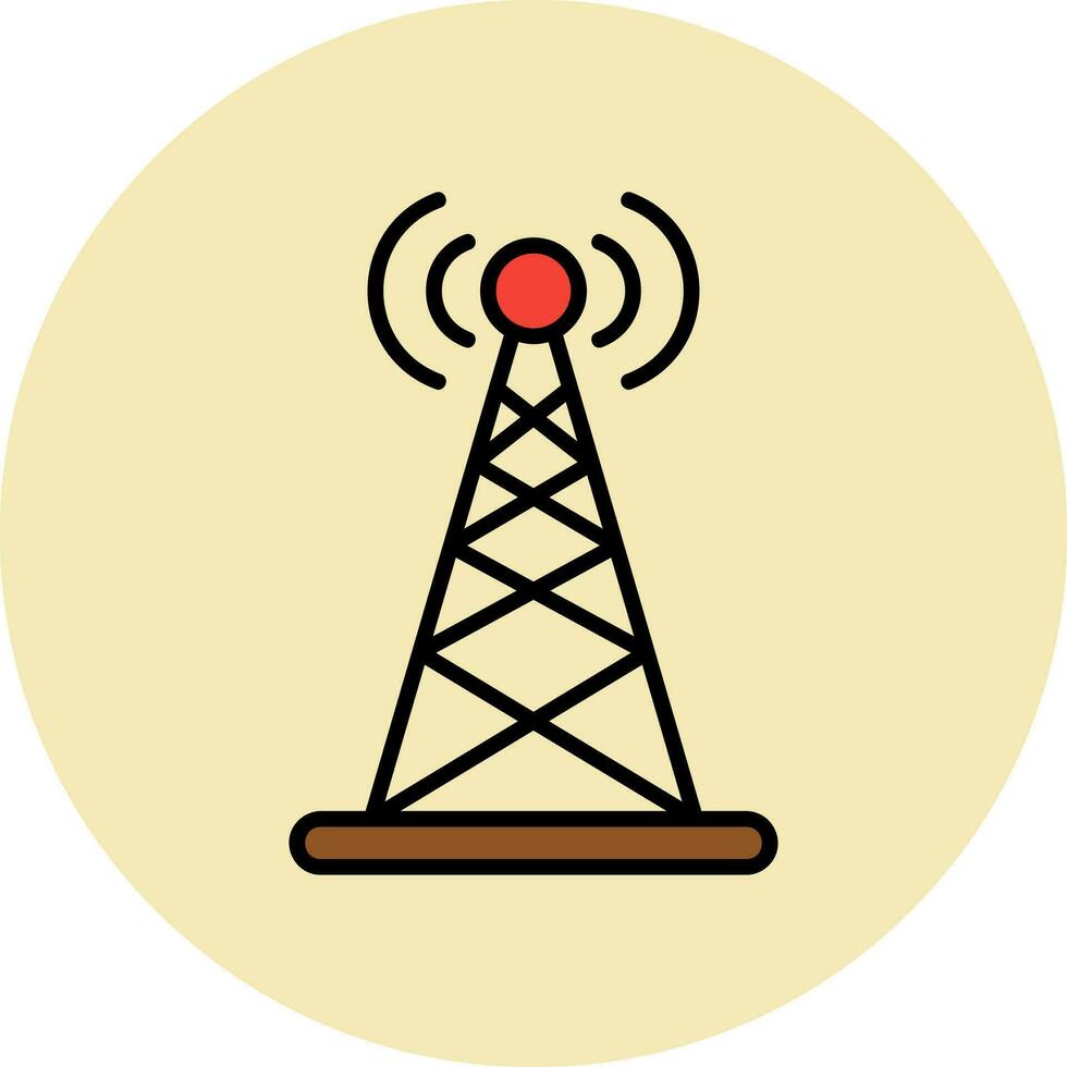 Broadcast Vector Icon