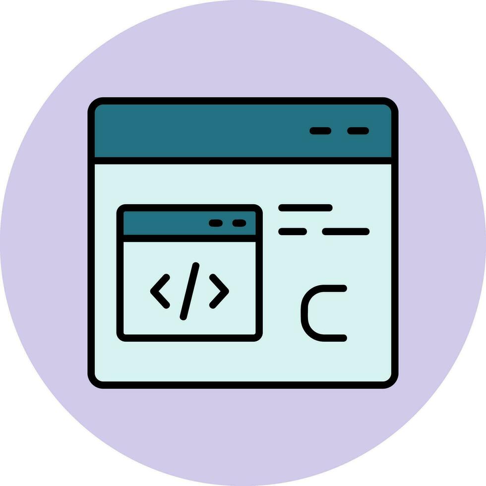 Computer Languages Vector Icon