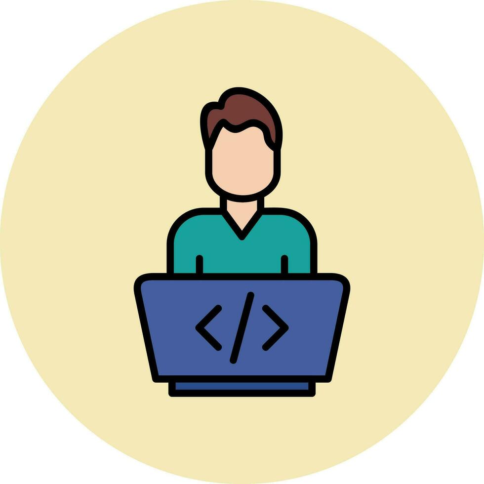 Programmer Vector Icon