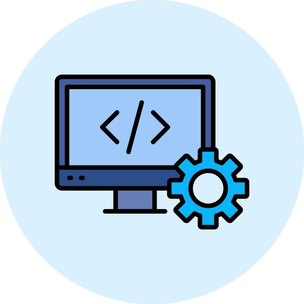 icono de vector de desarrollo web