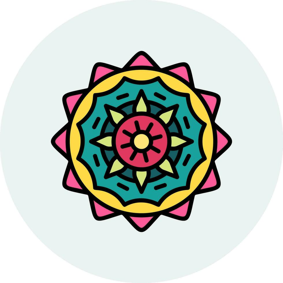 Mandala Vector Icon