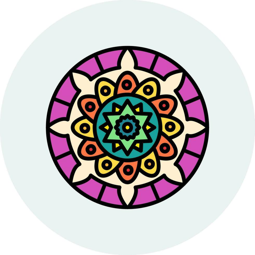 Mandala Vector Icon