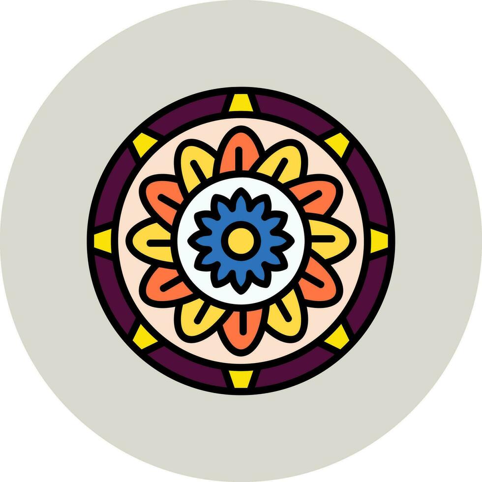 Mandala Vector Icon