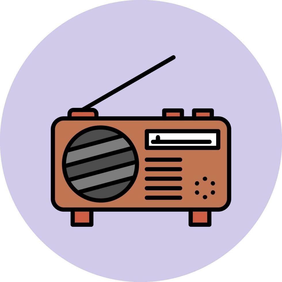 Radio Vector Icon
