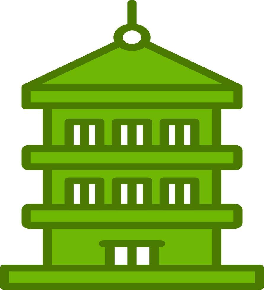 Pagoda Vector Icon