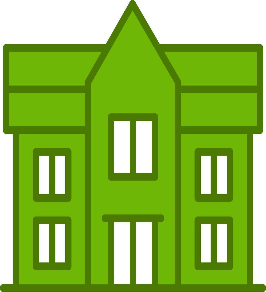 Mansion Vector Icon