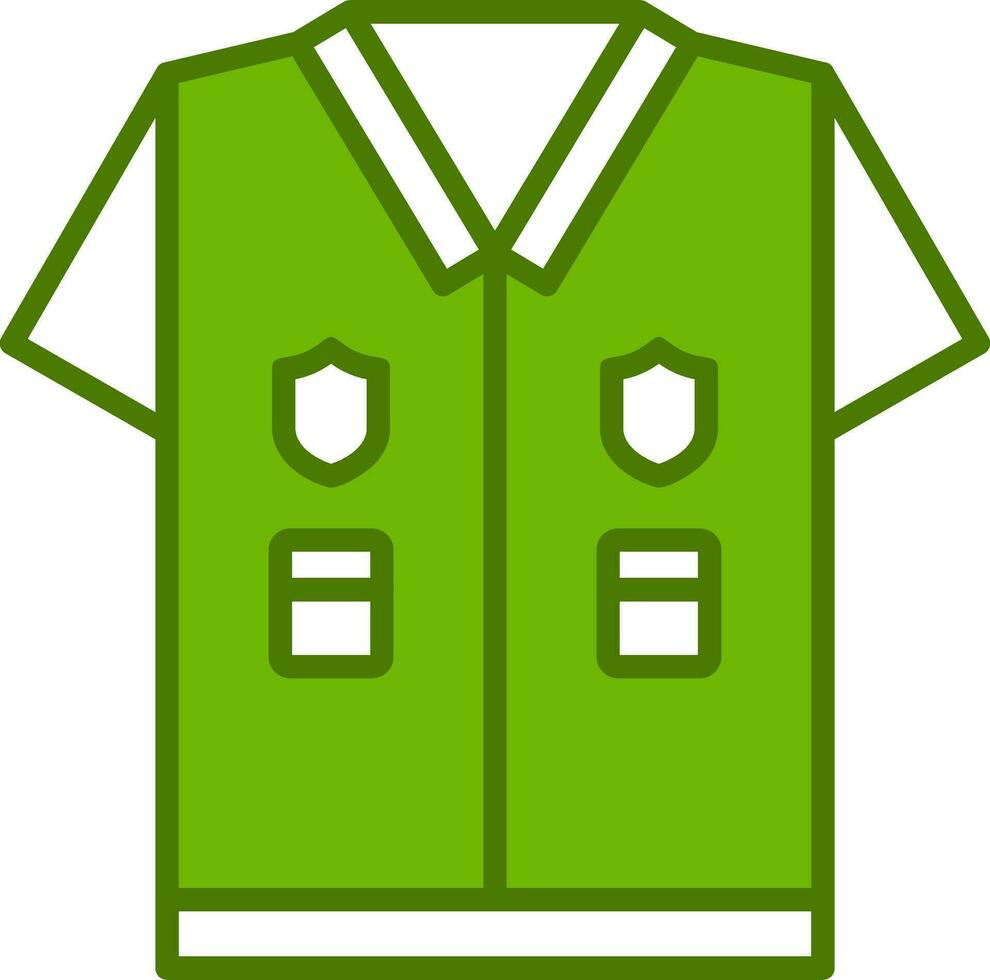 Police Uniform Vector Icon