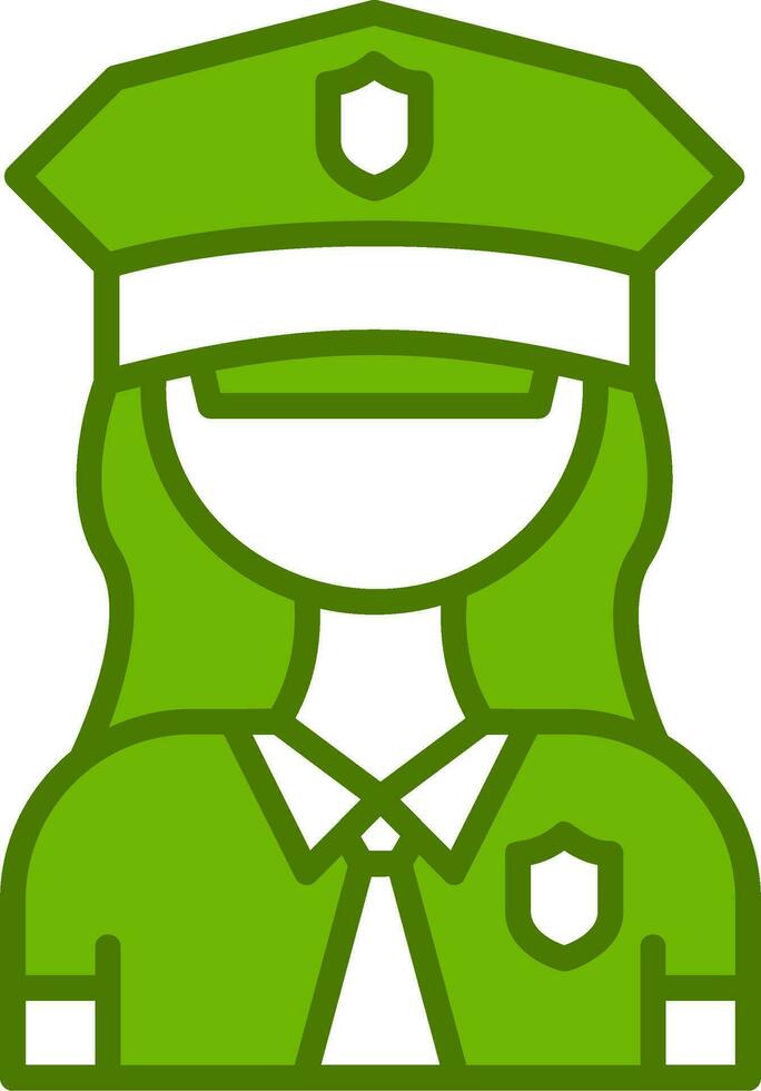 Policewoman Vector Icon