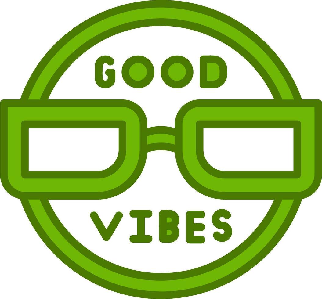 Good Vibes Vector Icon