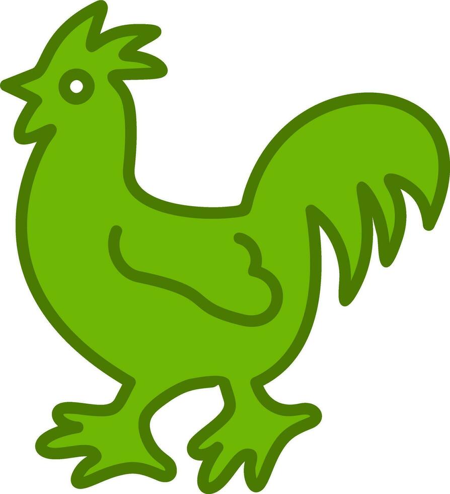 icono de vector de pollo