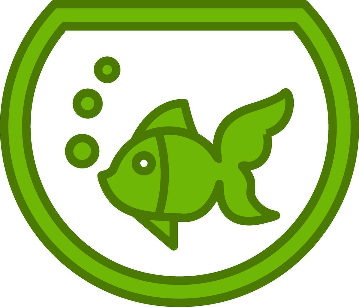 fish bowl Vector Icon