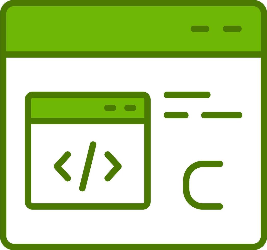 Computer Languages Vector Icon