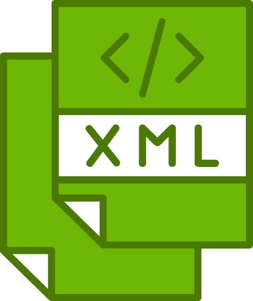 Xml File Vector Icon