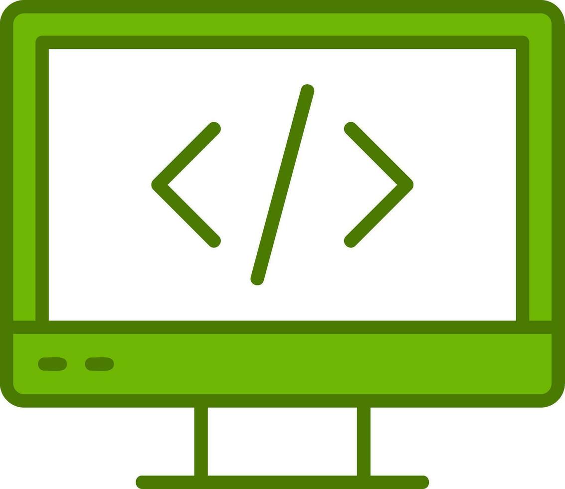 icono de vector de codificación web