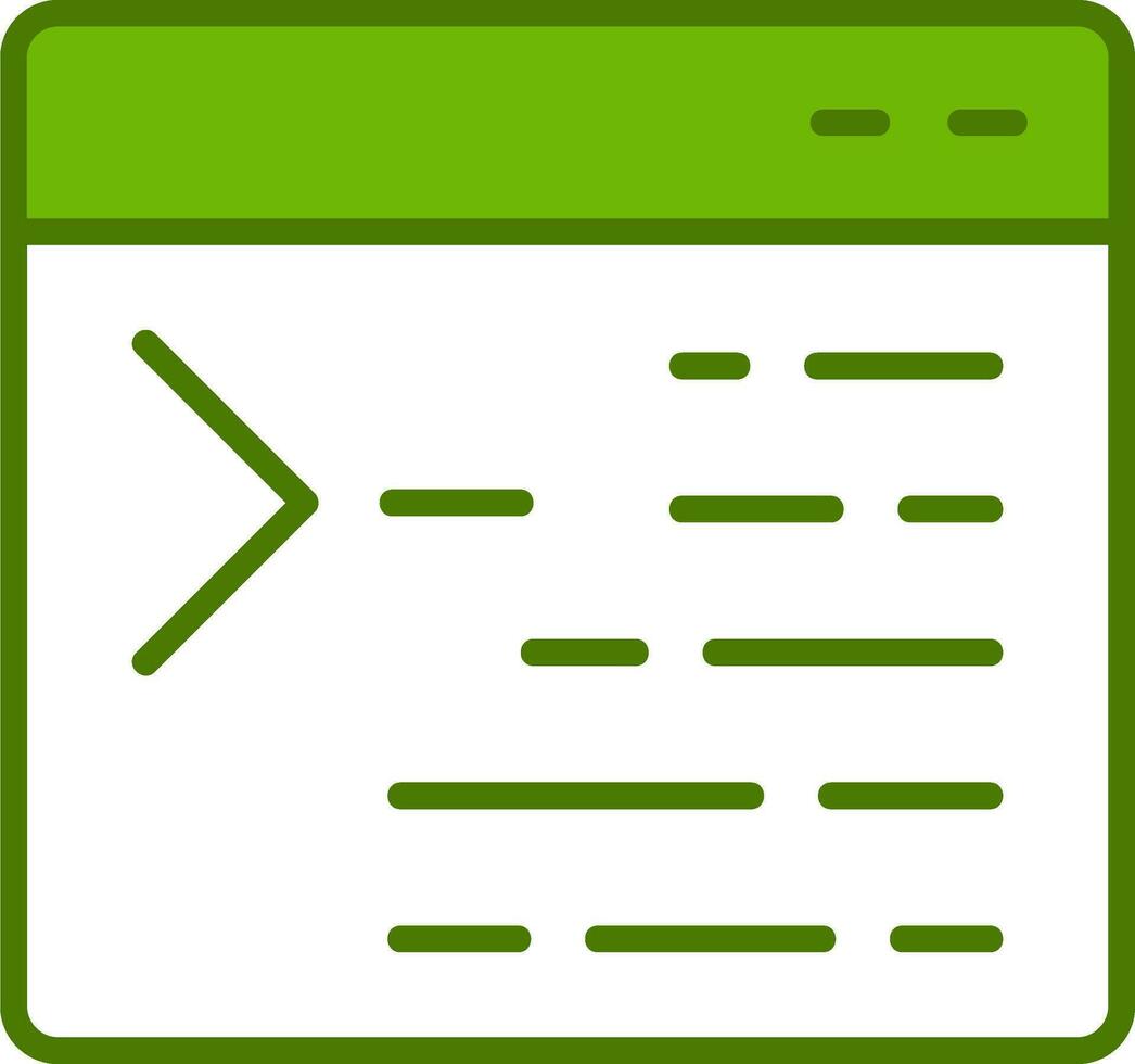 Code Terminal Vector Icon