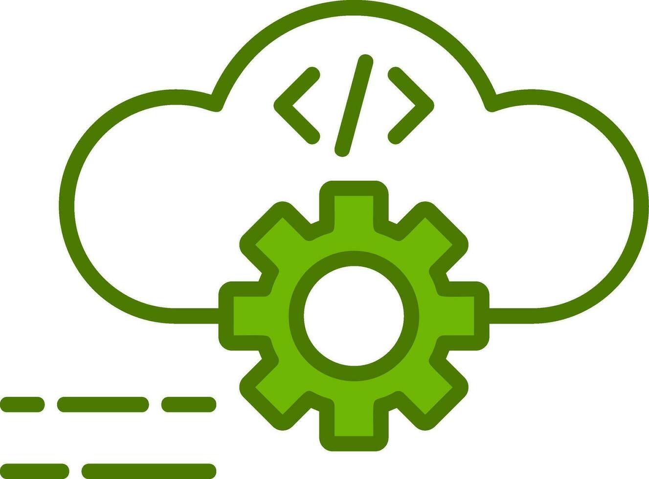 Cloud Computing Vector Icon